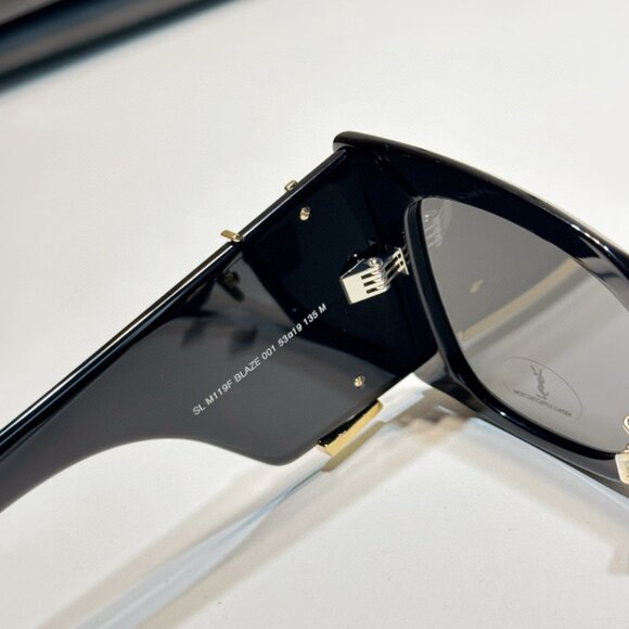 NEW SAINT LAURENT BLAZE SLM119 003 OVERSIZED SUNGLASSES SAINT LAURENT SL M119 - Picture 10 of 15